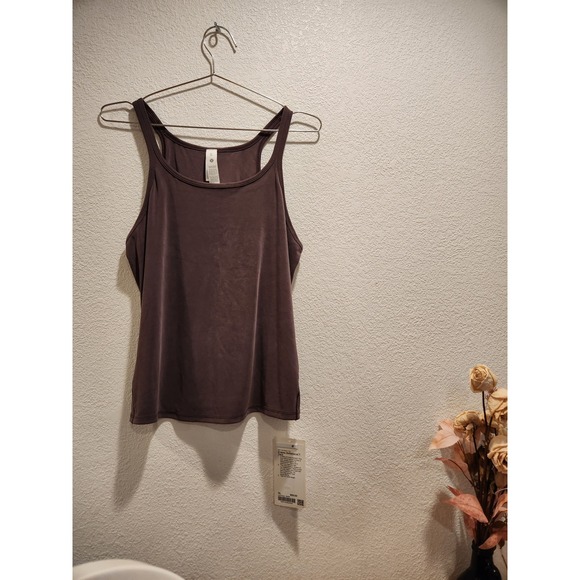 Lululemon Drapey Softstreme Tank Top XL Brown Modal Blend NWT $58 - Picture 1 of 5